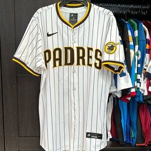 Manny Machado San Diego Padres Nike Home Elite Authentic 2024 Jersey - White
